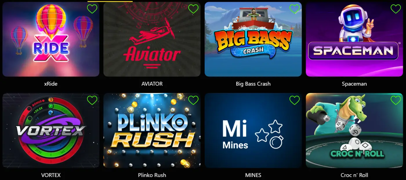 SlotClover Casino Crash Games